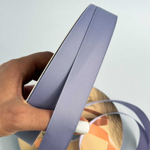 Лента репс Ding Xin 2.5 см * 90 м - #1005 Мокрый Асфальт. Photo 3